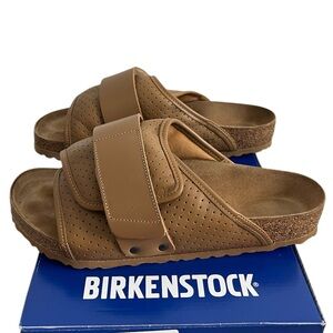Birkenstock Kyoto Puff Pack Cork Padded Leather Sandal Slide Slip On Shoe Sz 41